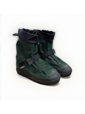 NEOS Traveller Over Shoes Men Medium Green Black Nylon Rain Snow Winter Boot EUC